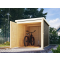 drevená garáž KARIBU FAHRRADGARAGE (38646) terragrau LG3040